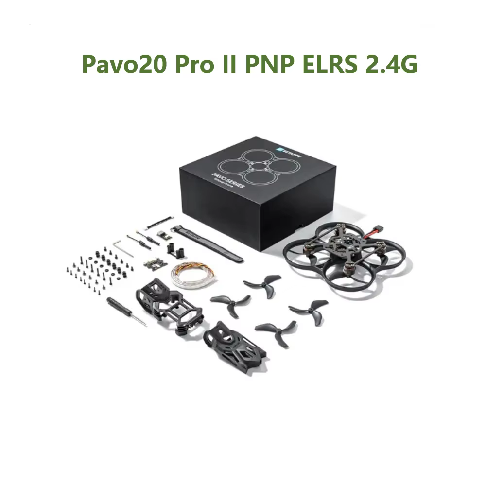 BETAFPV Pavo20 Pro II Quadricoptère Brushless BWhoop Moteur 1104 72000KV F4 2-3S 20A AIO avec Récept