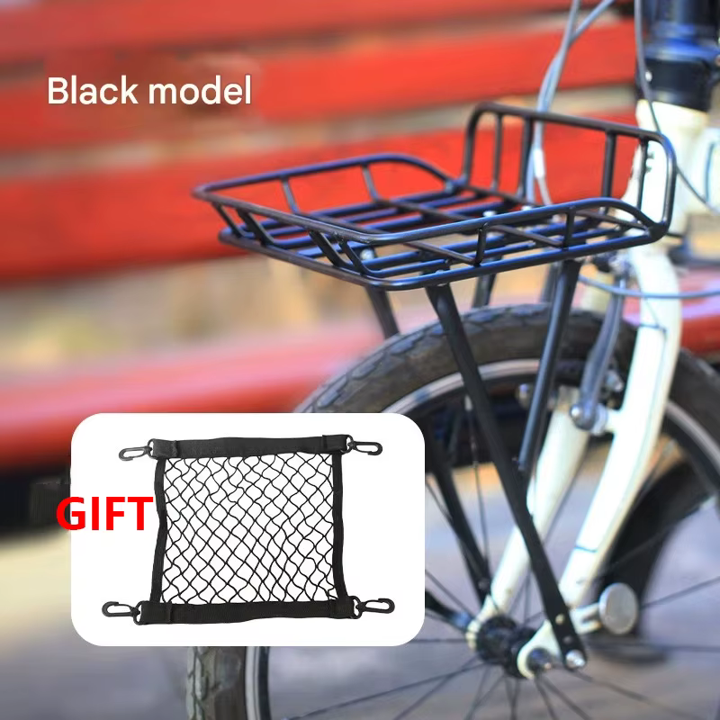 Porte-bagages avant de vélo de 20 pouces en alliage d'aluminium super léger, panier avant pour vélo 