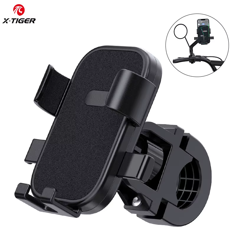 Support de téléphone anti-ald pour vélo, rotatif à 360 °, support de téléphone réglable pour vélo de