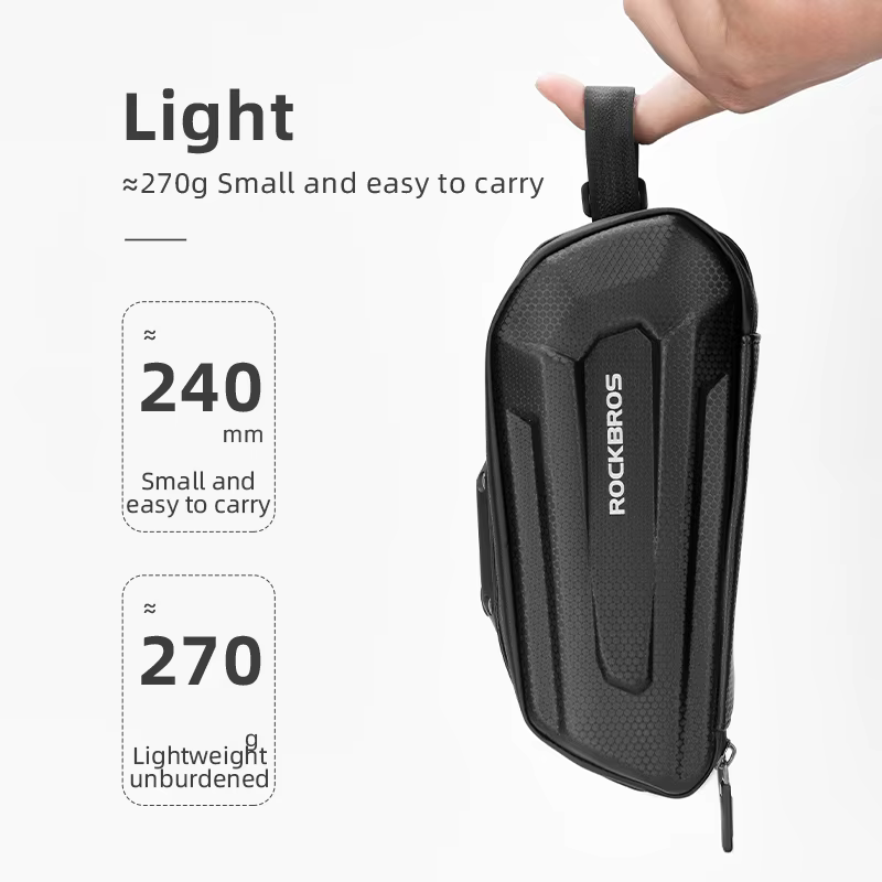 Sac de vélo étanche arrière de grande capacité, tige de selle à dégagement rapide, antichoc, Double
