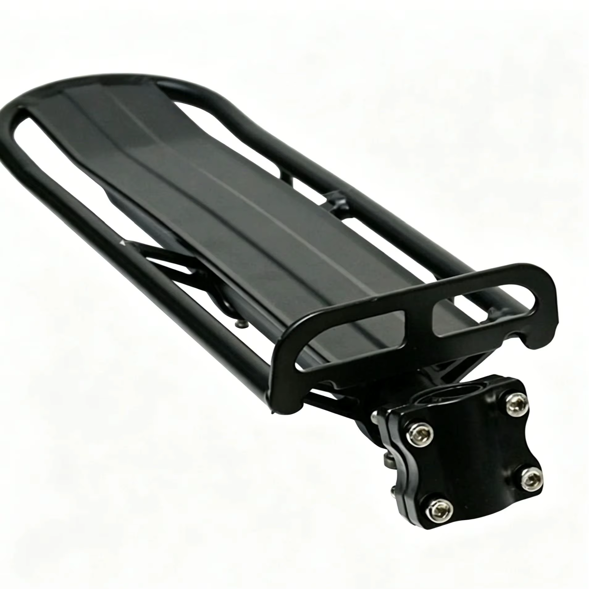 Porte-bagages arrière rétractable en alliage d'aluminium pour vélo, support réglable pour selle, por