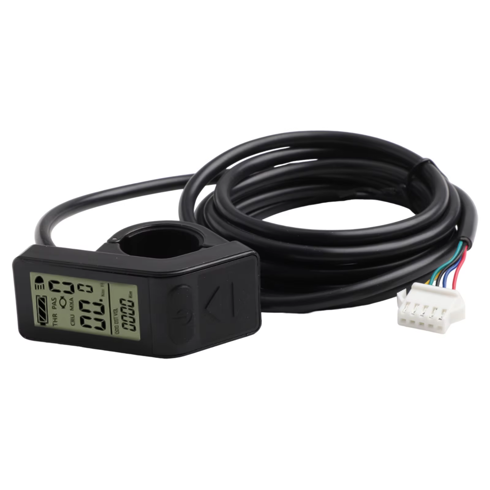 Mini écran LCD4 pour vélo électrique 24/36/48 volts, doté d'assistance électrique et de fonctions d'