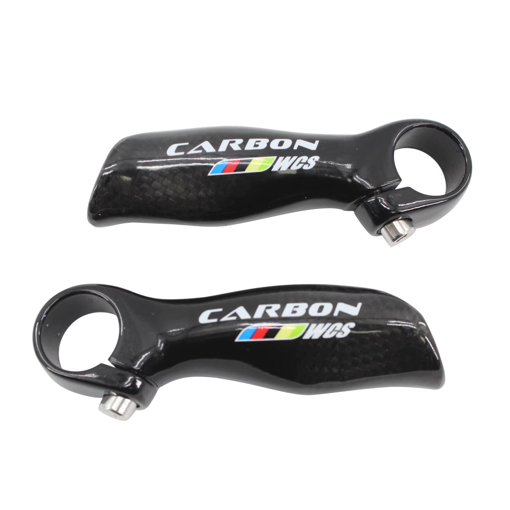 Nouveau Design ergonomique VTT 3K extrémités de barre en Fiber de carbone petit guidon auxiliaire ex