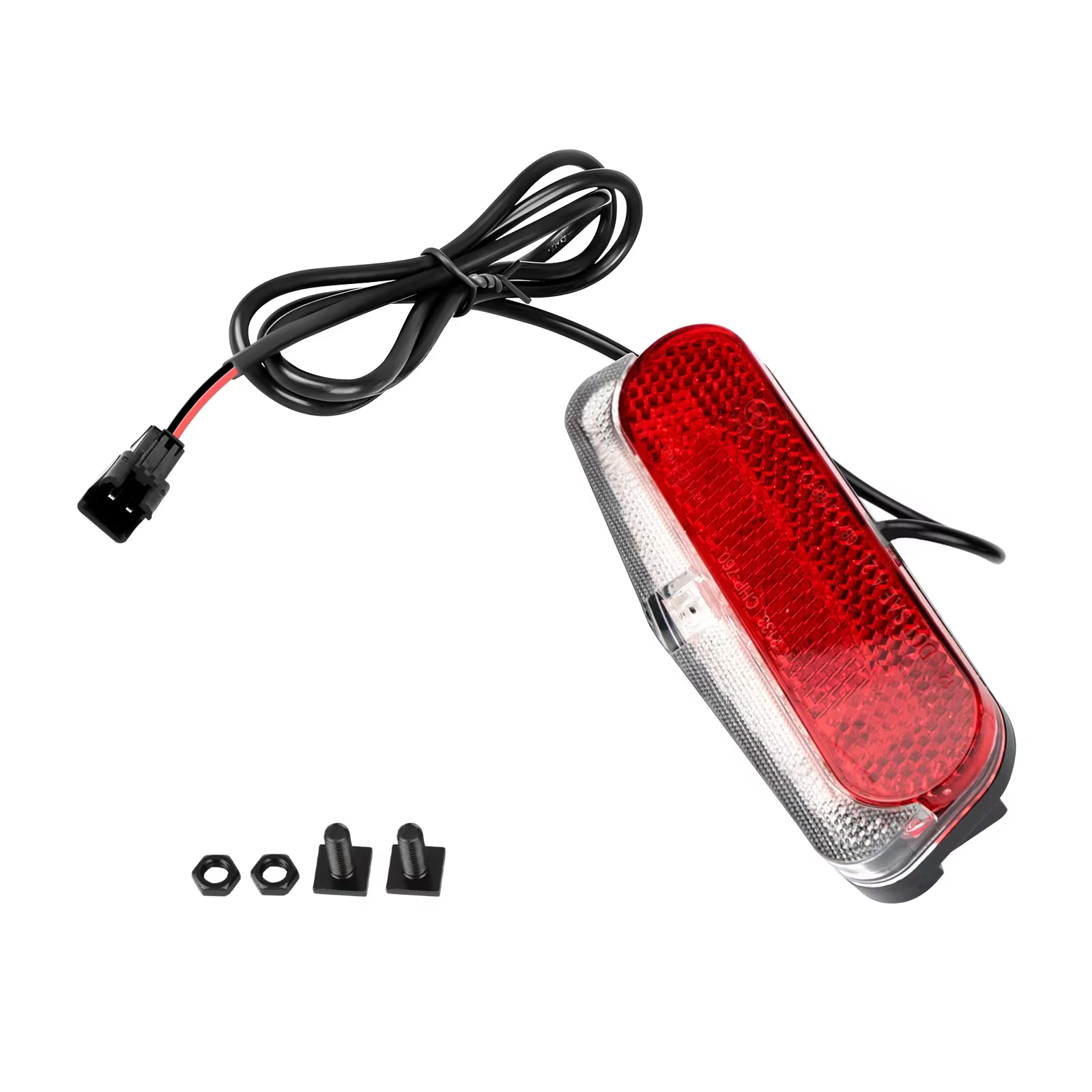 Feu arrière de vélo, feux d'avertissement de sécurité pour vélo électrique, feu arrière LED 12V - 60