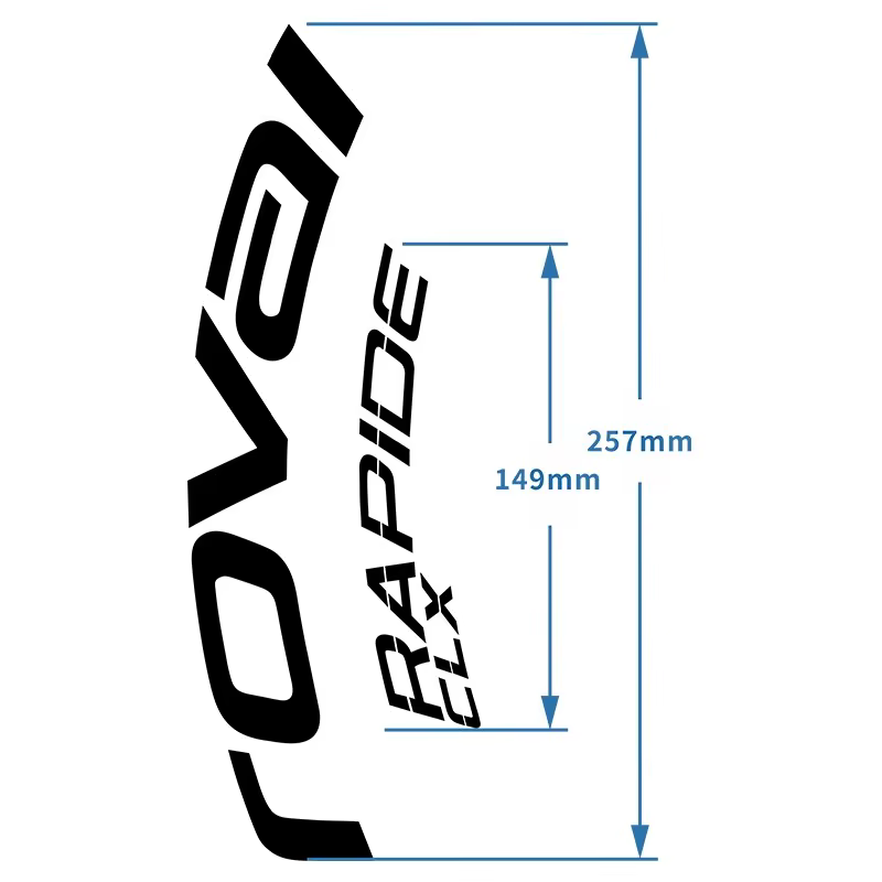 Autocollants de jeu de roues de vélo de route RAPIDE CLX, autocollants de jante de vélo, autocollant