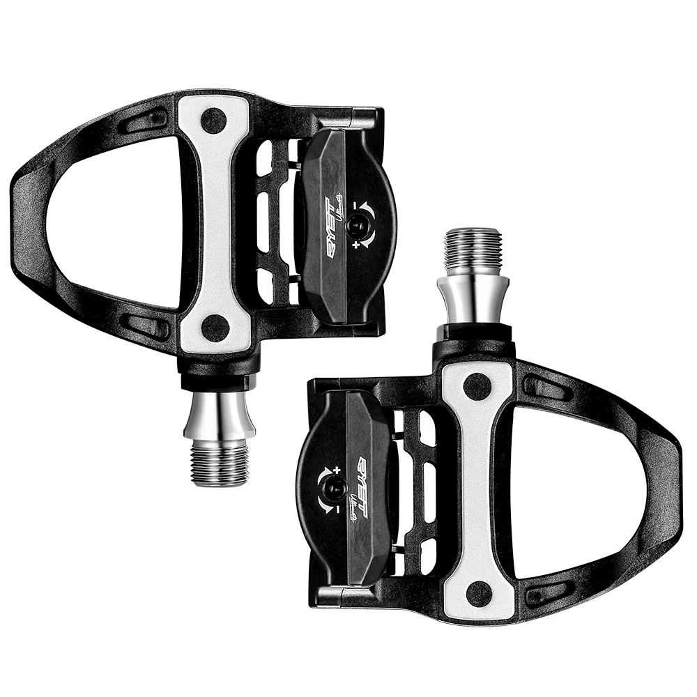 2024 RYET Pédale de vélo de route en carbone avec Aleats 3 roulements Pédale de vélo sans clip ultra