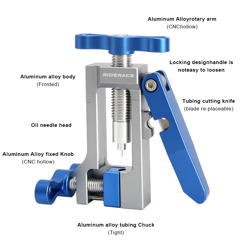 Tuyau hydraulique de frein de vélo 2 en 1, outil de réparation d'insertion de connecteur pour vélo S