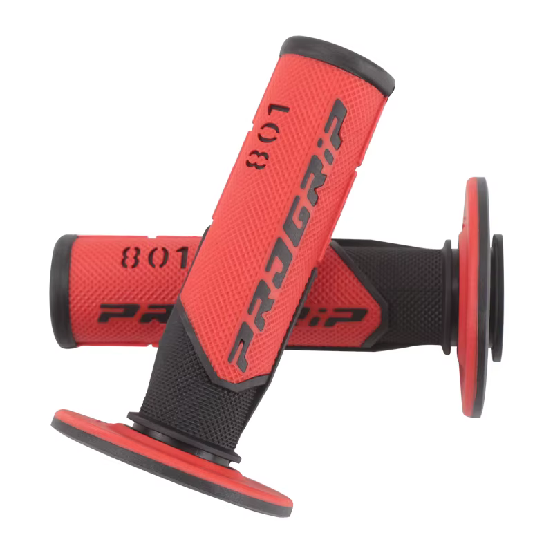 Nouvelles poignées de guidon 7/8'' pour vélo, moto, moto tout-terrain, poignées en caoutchouc, poign