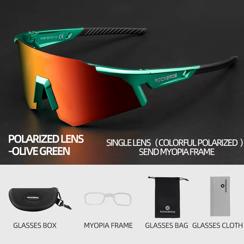 ROCKBROS lunettes de cyclisme Protection UV400 lunettes de soleil de vélo lentille polarisée photoch