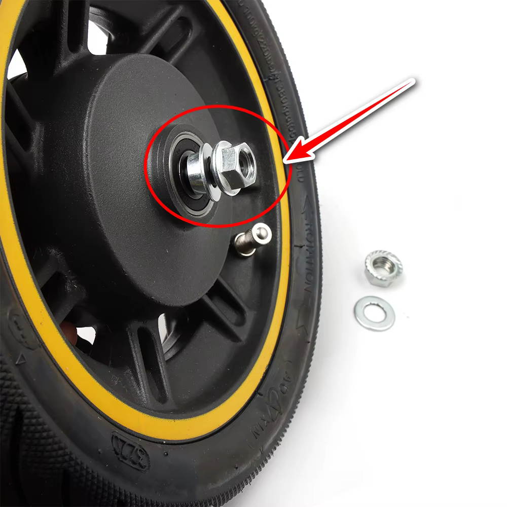 Vis de roue avant pour Scooter électrique Ninebot Max G30 G30D, joints d'écrous, roulement, anneau e