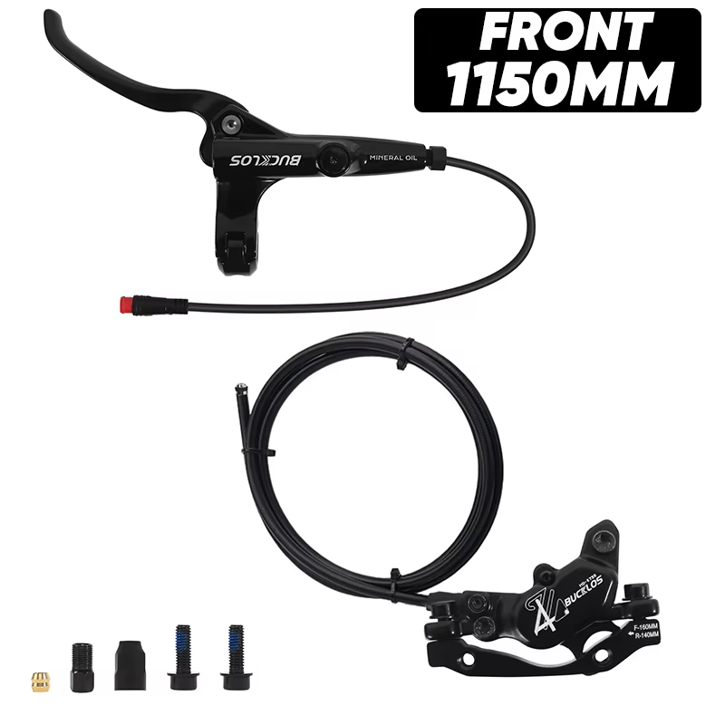 BUCKLOS HD-E735 frein hydraulique de vélo électrique 1150mm 1950mm frein hydraulique de mise hors te