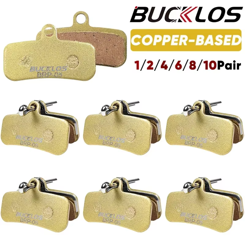 BUCKKubMTB-Plaquettes de frein à disque hydrauliques en métal à base de cuivre, plaquettes de frein