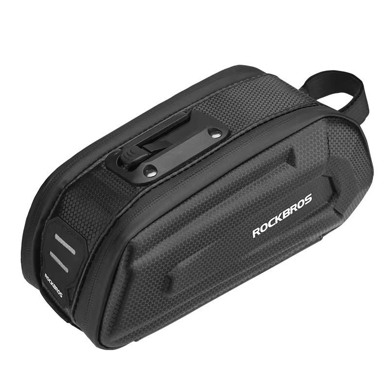 Sac de vélo étanche arrière de grande capacité, tige de selle à dégagement rapide, antichoc, Double