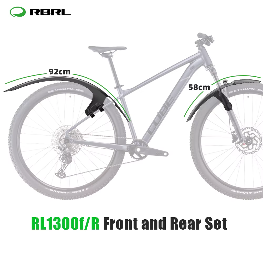 RBRL garde-boue de vélo élargi étendu Compatible avec 3 "largeur de pneu 26-29 garde-boue de vélo de