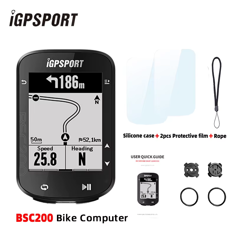 IGPSPORT BSC200 vélo GPS ordinateur vélo ordinateur bleu ANT 2.6 pouces étanche sans fil vélo chrono