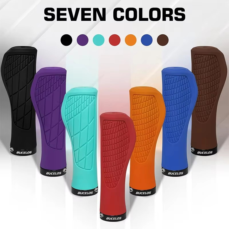 BUCKLOS poignées de guidon vtt ergonomique confortable VTT poignées Lokc vélo poignée de guidon en c