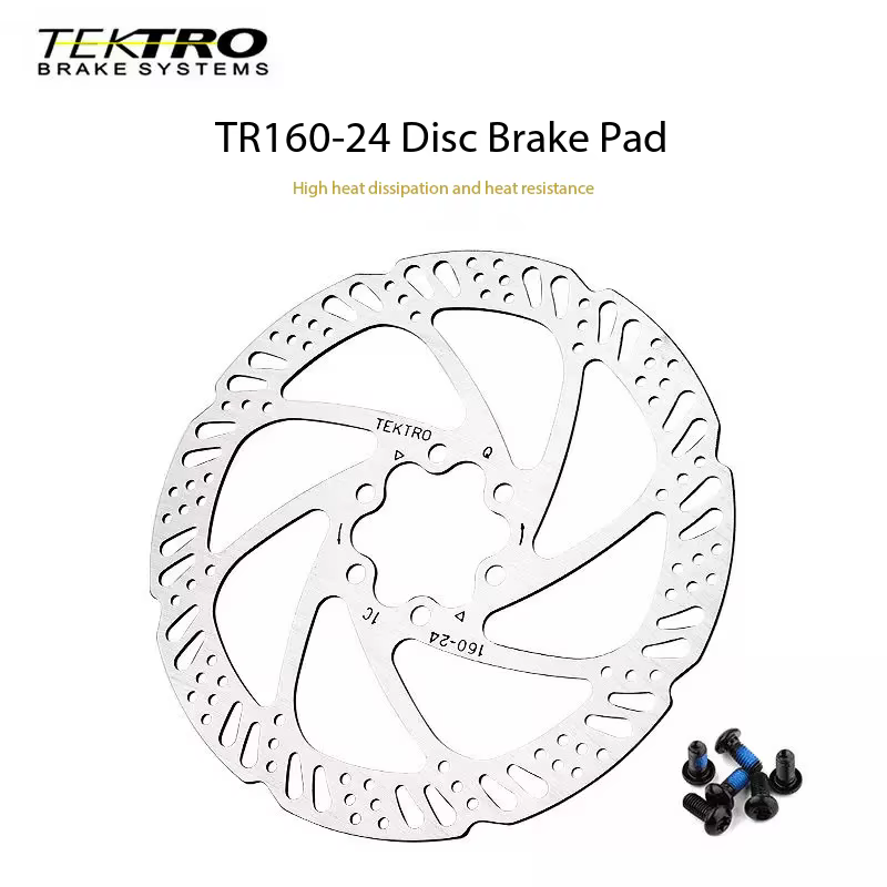 Disque de frein à disque hydraulique TEKTRO pour VTT, vélo de route et vélo pliable, 160/180/203 mm,