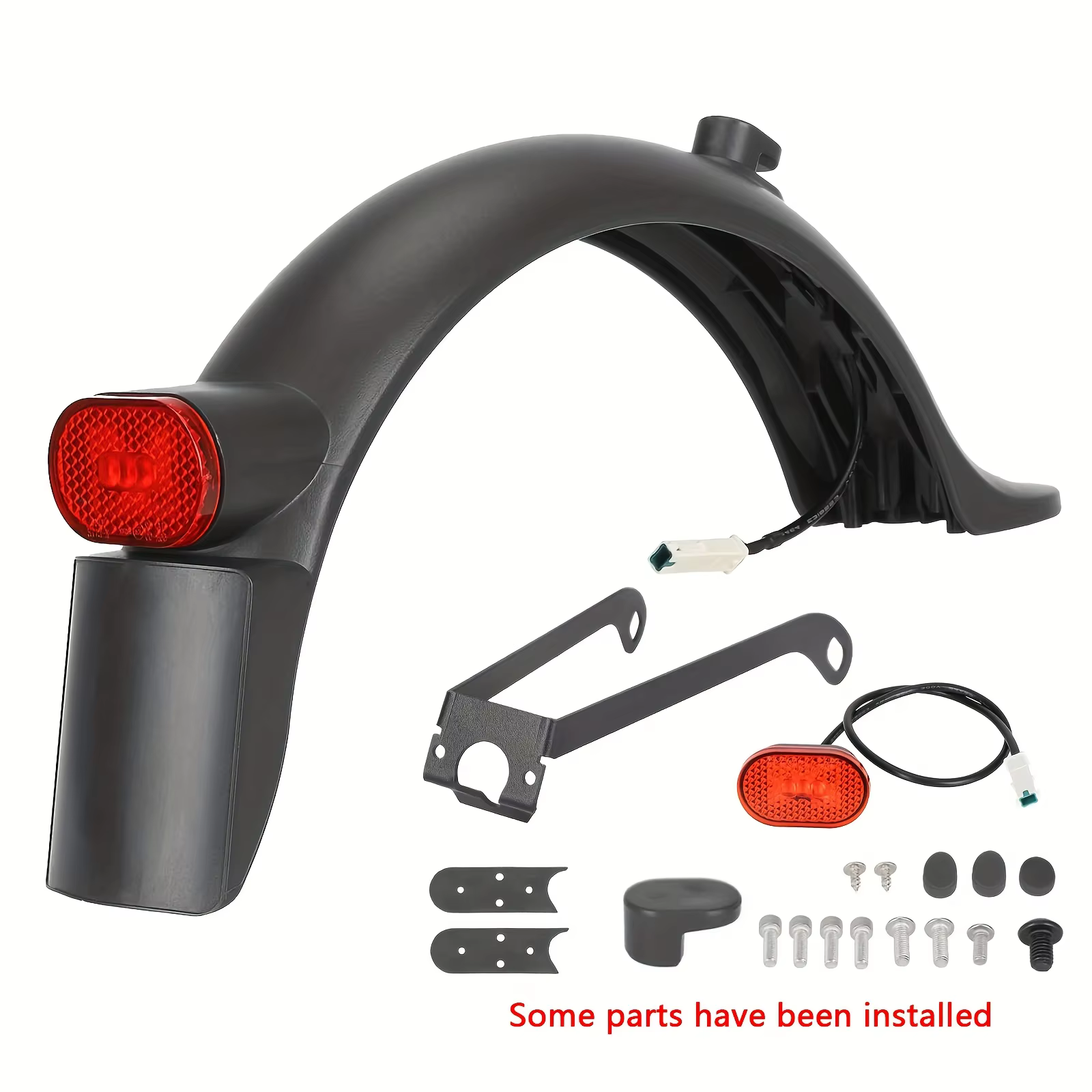 1 jeu de garde-boue, adapté au garde-boue arrière du scooter électrique Xiaomi Pro 2/M365/Pro/1S/Ess