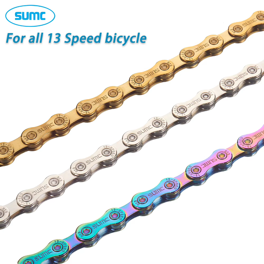 SUMC 13 vitesses vtt chaîne de vélo de route 126L SX13 boîte d'origine 13V chaîne de vélo avec lien 