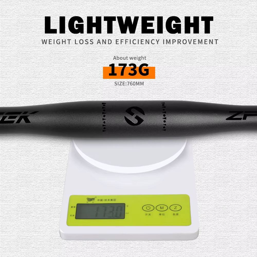 TOSEEK ZF-ONE vtt guidon de vélo en carbone guidon 31.8*580-720/740/760mm guidon noir mat pour acces