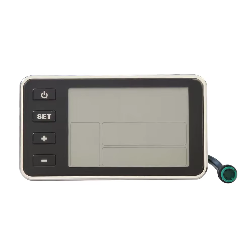Écran d'affichage LCD pour vélo électrique, contrôleur de vitesse C500B UART/CAN 36V 48V pour vtt, a