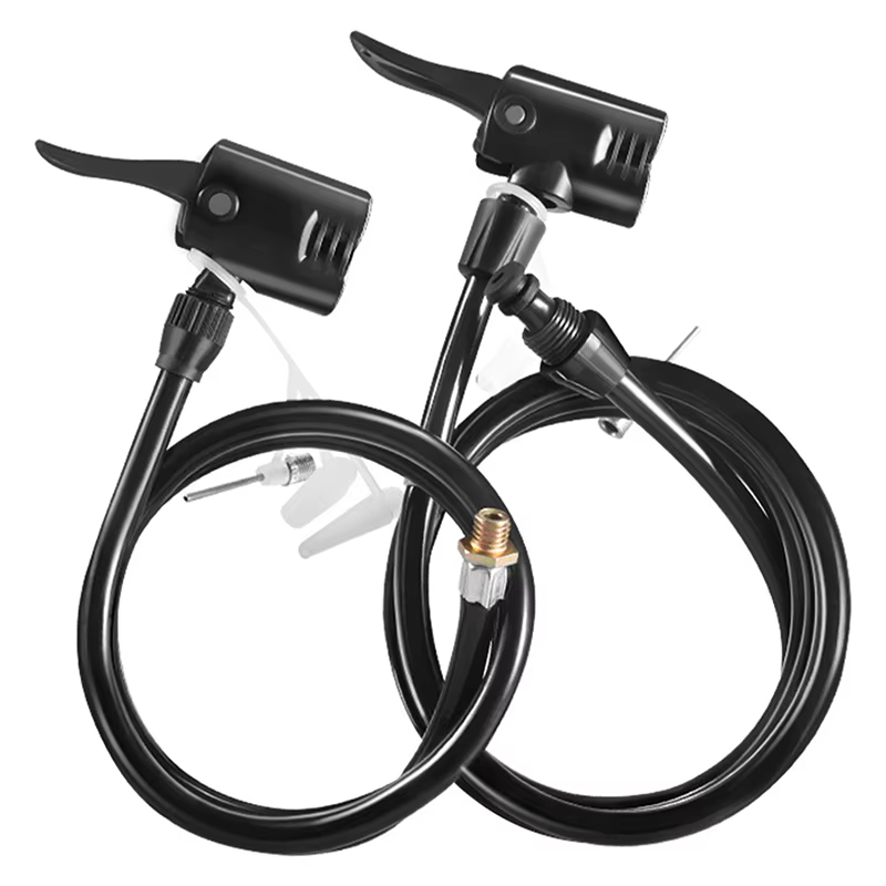 Tube d'extension de pompe à air de vélo, connecteur de tuyau de vélo, accessoires de gonfleur, buses