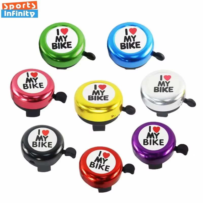 Sonnette de guidon de vélo pour enfants, alarme sonore forte, mini klaxon de vélo, cloches de vélo, 