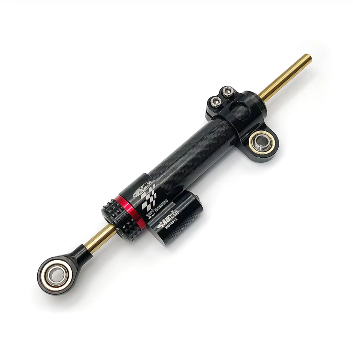Amortisseur de direction réglable en fibre de carbone pour trottinette électrique Diandian For Thund