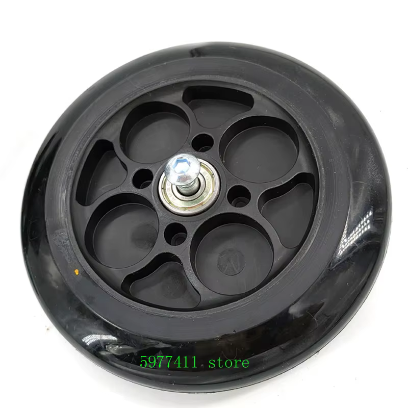 Pneu en polyuréthane pour scooter électrique, roue avant ou arrière solide, kit de frein à tambour, 