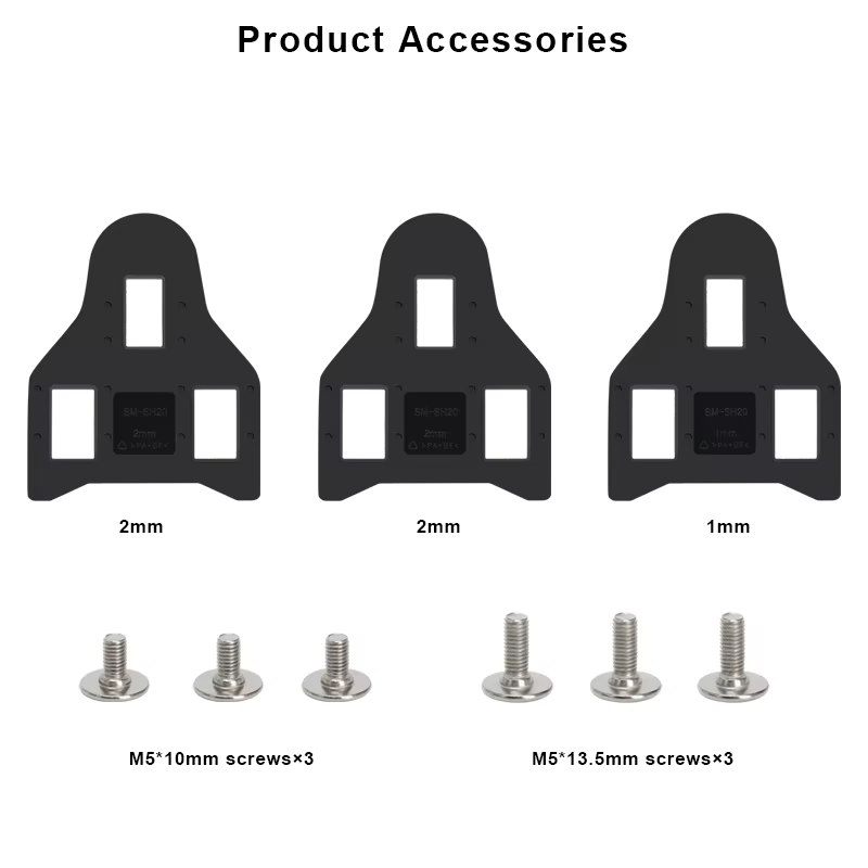 Cales de pédale de verrouillage de vélo de route SH20 SPD-SL, auto-verrouillage réglable pour KEO 1/