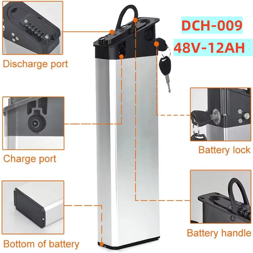 Pour Engwe EP-2 Pro MATE X 48V/52V batterie de remplacement 12Ah/14Ah/17.5Ah convient aux nouvelles 