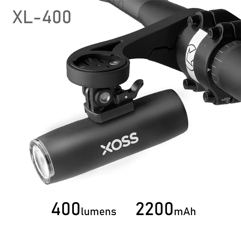 XOSS XL 400 XL 800 1200 vélo lumière phare étanche USB Rechargeable route vtt avant lampe vélo Flash