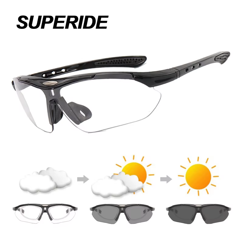 SUPERIDE lunettes de soleil de cyclisme photochromiques avec monture de myopie hommes femmes lunette