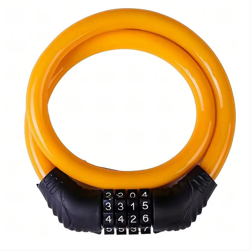 Câble de verrouillage de vélo ZHUOHUA, antivol robuste, sécurité à combinaison réinitialisable à 4 c