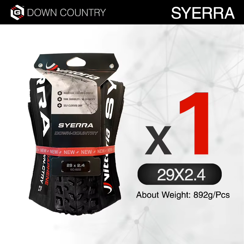 Vittoria pneu Syerra 29x2.4 vtt en Tubeless prêt pneu graphène 2.0 VTT vide tout-terrain pliant vtt