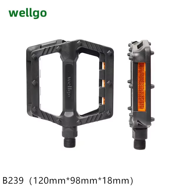 Pédales de vélo de route vtt WELLGO B239 V984T, 120x98x18mm, accessoires de cyclisme en Nylon, compo