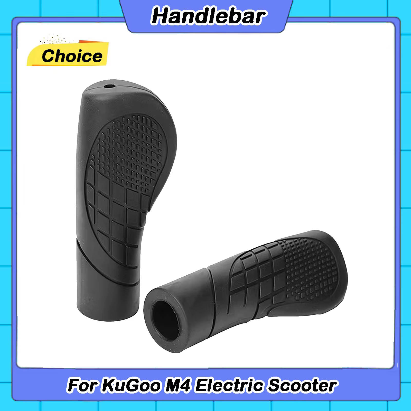 Poignée de guidon antidérapante en caoutchouc pour trottinette électrique KuGoo M4, accessoire de re