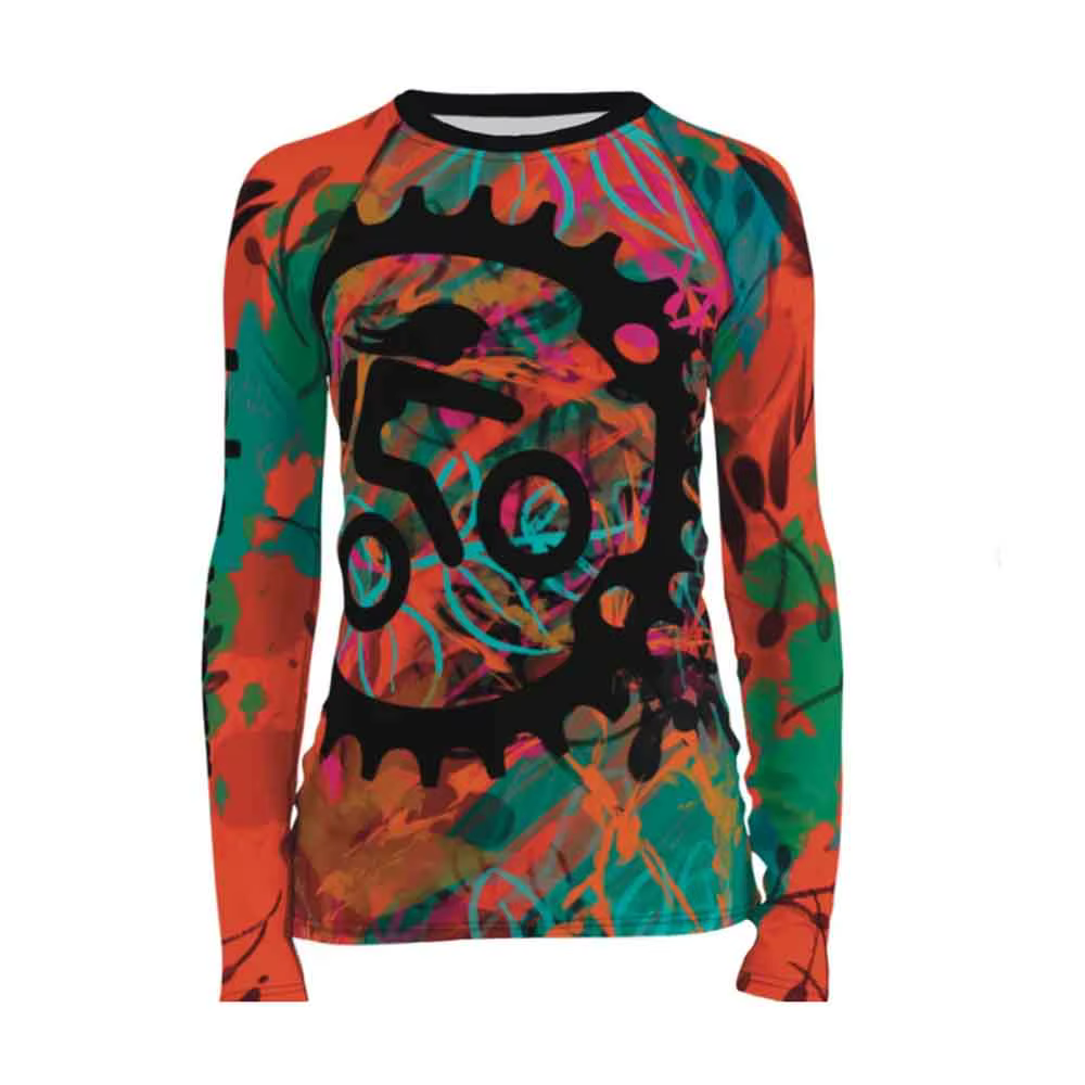 Vêtements de vélo femmes cyclisme maillot à manches longues chemise de vélo enduro motocross maillot