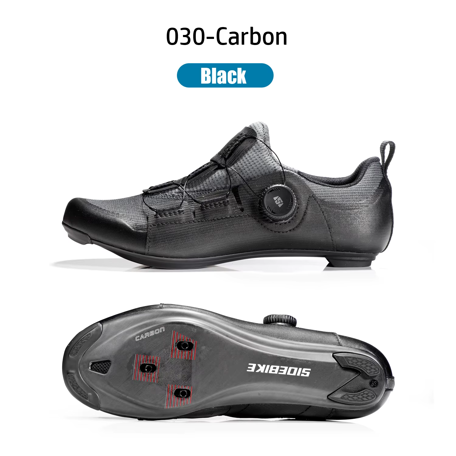Chaussures de cyclisme en carbone Sidebike SD-030 chaussures de vélo de route ultra légères chaussur
