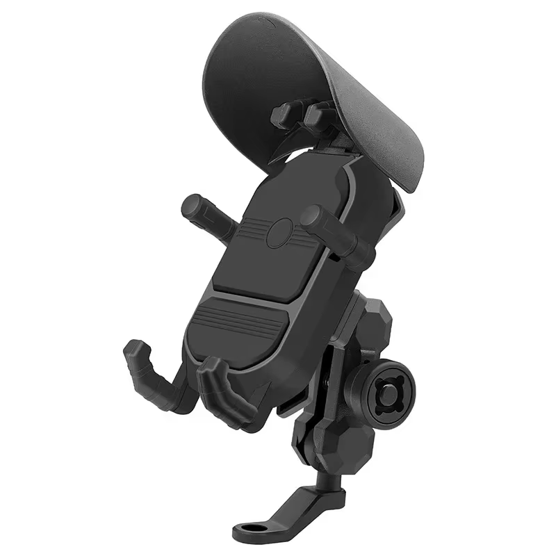 Support de téléphone pour moto et vélo, avec amortisseur de vibrations, pour Installation sur guidon