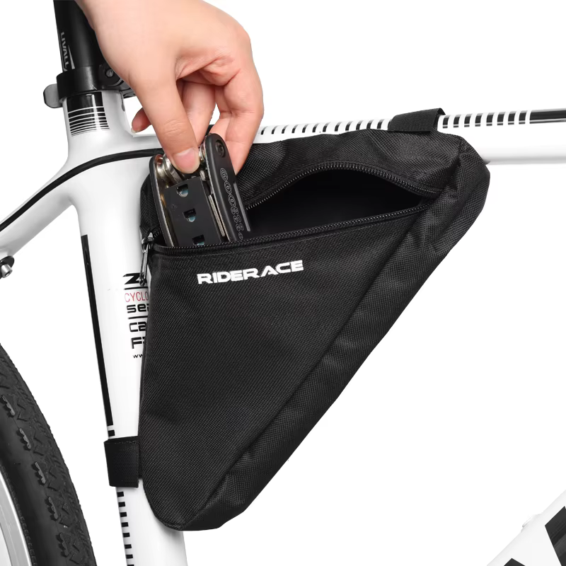 Sac de cadre de Tube avant de vélo, étanche, résistant à l'usure, sac de rangement d'équitation, poc