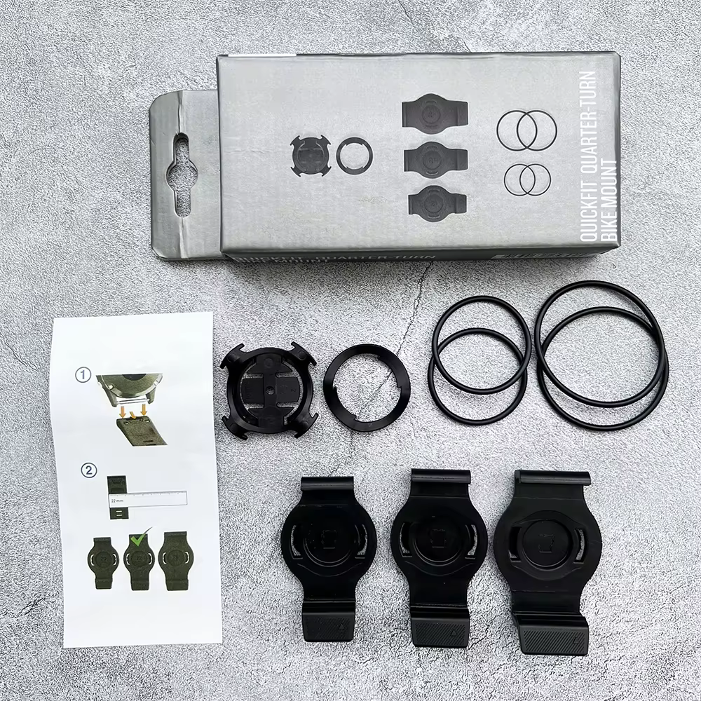 Kit de fixation rapide pour montre sur vélo, adaptateur 20mm 22mm 26mm, support de guidon à quart de