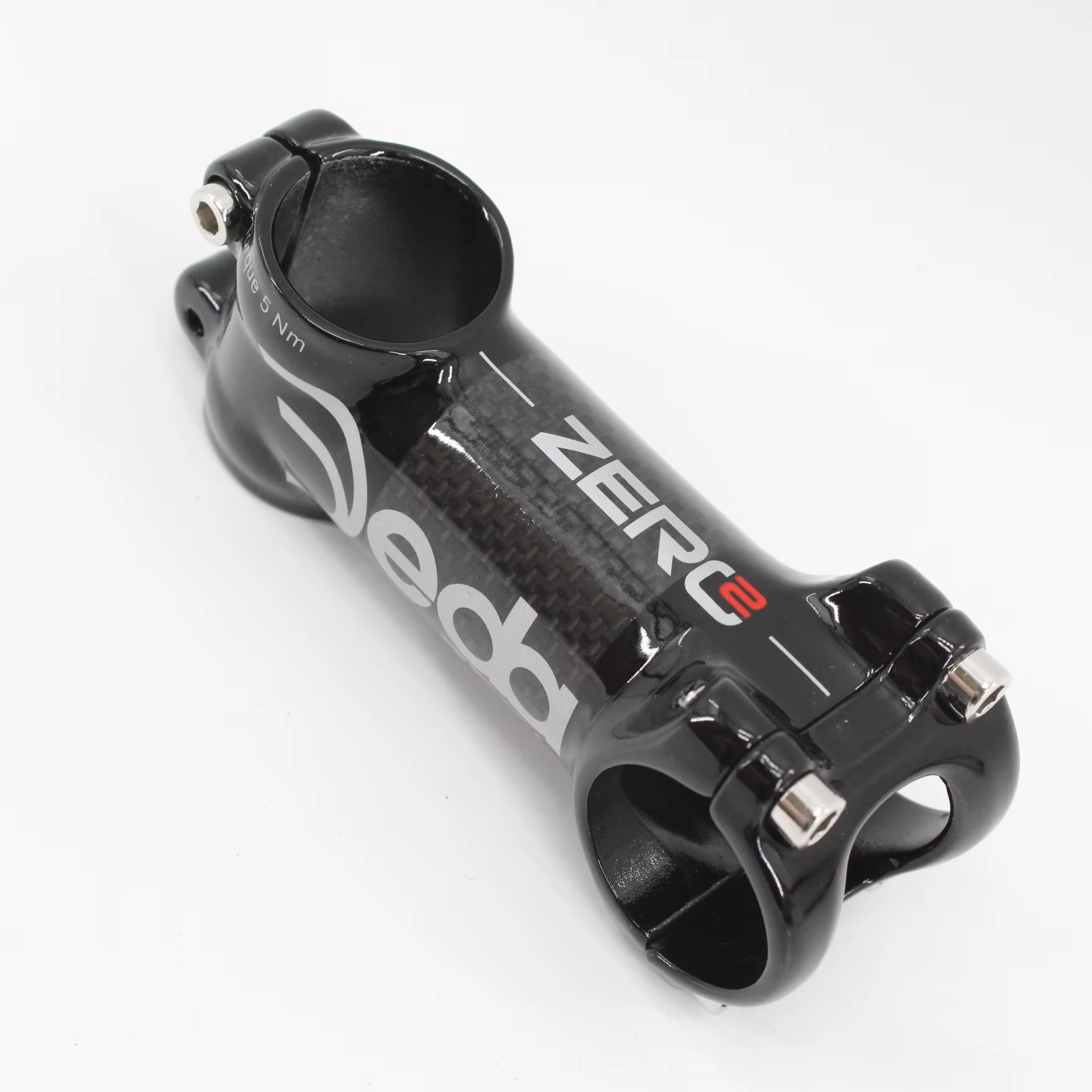 Tout nouveau JEDA argent route carbone tige de vélo en alliage 31.8*60-120mm 6 17 degrés Angle VTT t