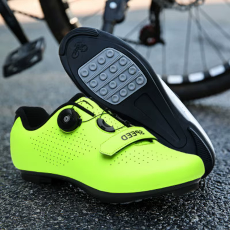 Chaussures de vélo de montagne pour hommes et femmes, sans clips, pour pédalage rapide, chaussures d