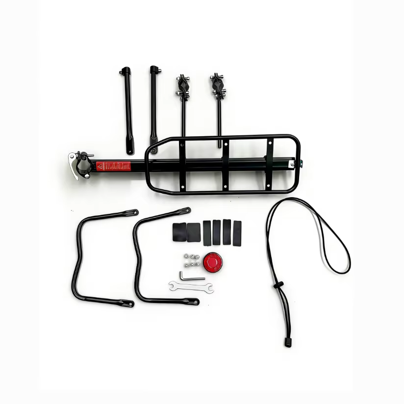 Support de sacoche de vélo, support de bagages adapté aux vélos de montagne de 20 à 29 pouces et aux