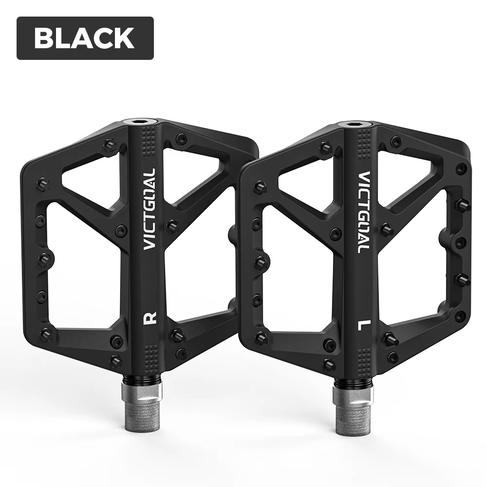 VICTGOAL DU pédales de vélo en Nylon portant des pédales antidérapantes à grande plate-forme pied de