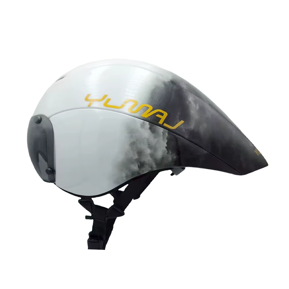 Casque de triathlon TT amélioré pour l'entraînement cycliste et la compétition, boucle magnétique, c