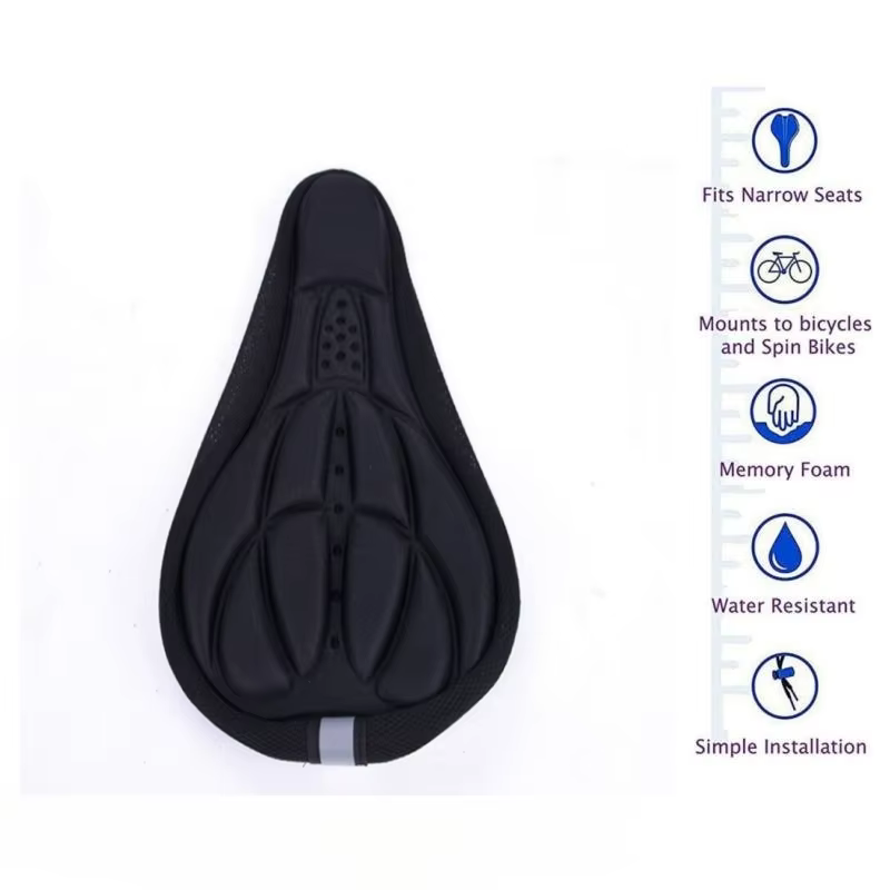 Doux 3D Rembourré Vélo VTT Selle De Vélo Housse De Siège Coussin Éponge Mousse Confortable Selles Ta