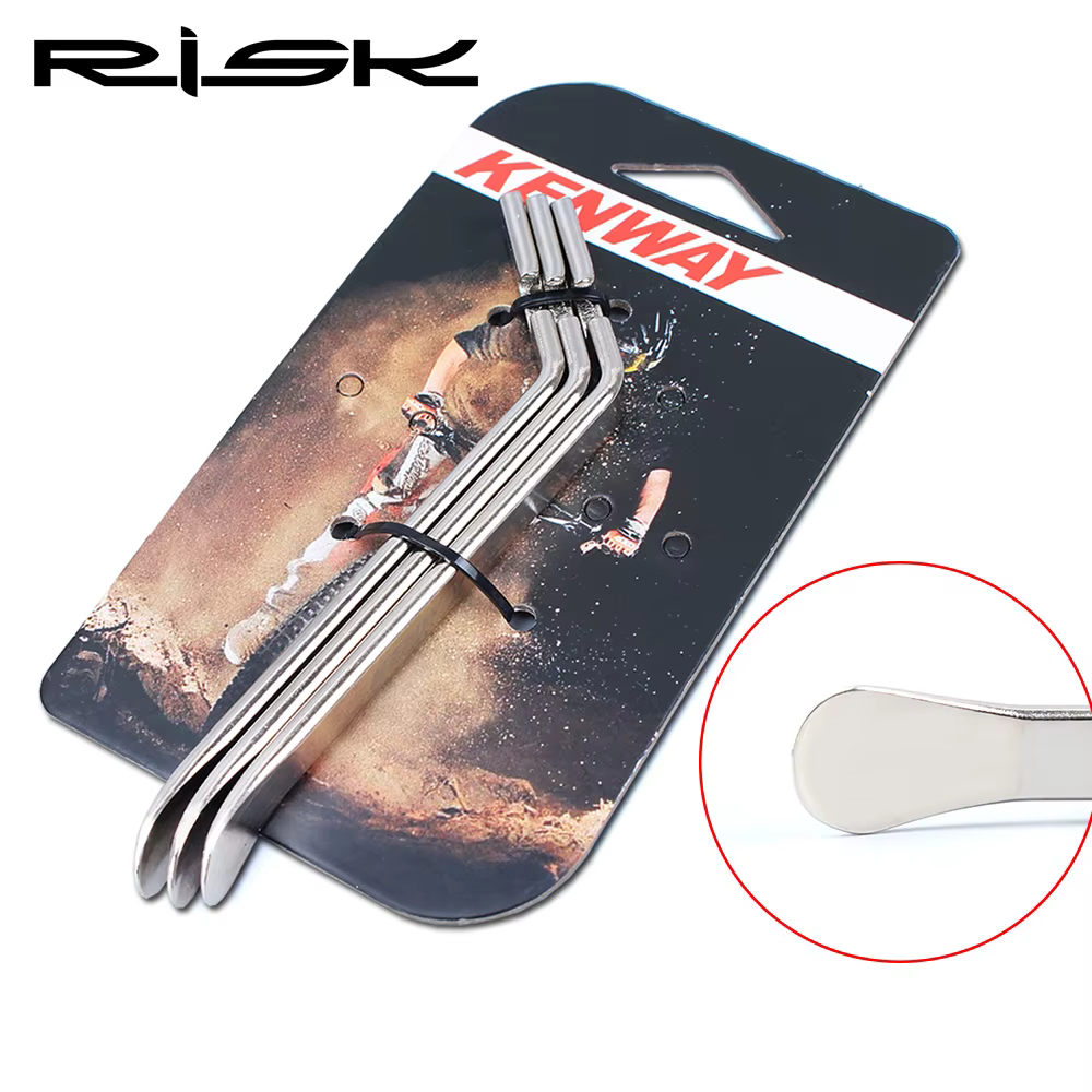 Risque KENWAY 3 pièces/ensemble vélo vélo acier pneu bâton cuillère Tube outil de réparation Nylon p