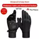 INBIKE-Gants de cyclisme d'hiver pour hommes et femmes, chauds, étanches, écran tactile, accessoires